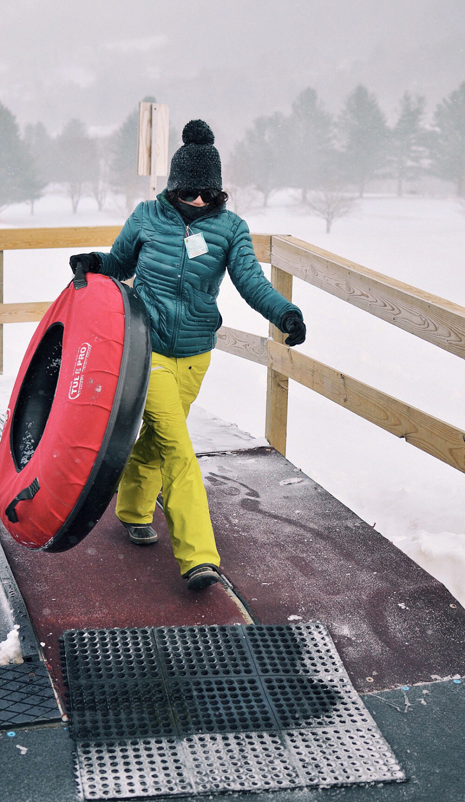 Snow Tubing MY SMALL WARDROBE
