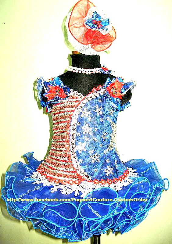 PAGEANT CUPCAKE DRESS from PAGEANT COUTURE: GLITZ PAGEANT DRESS - MADE ...