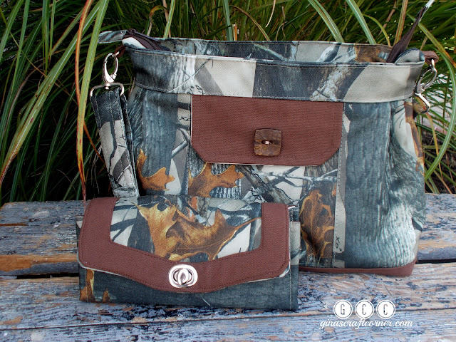 Concealed Carry Purse with True Timber Outdoor Fabric by Ginas Craft Corner