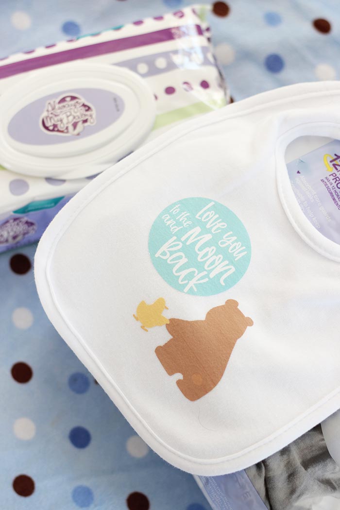 How to Make a Cute & Practical DIY Baby Gift (FREE Cricut File) Sunny