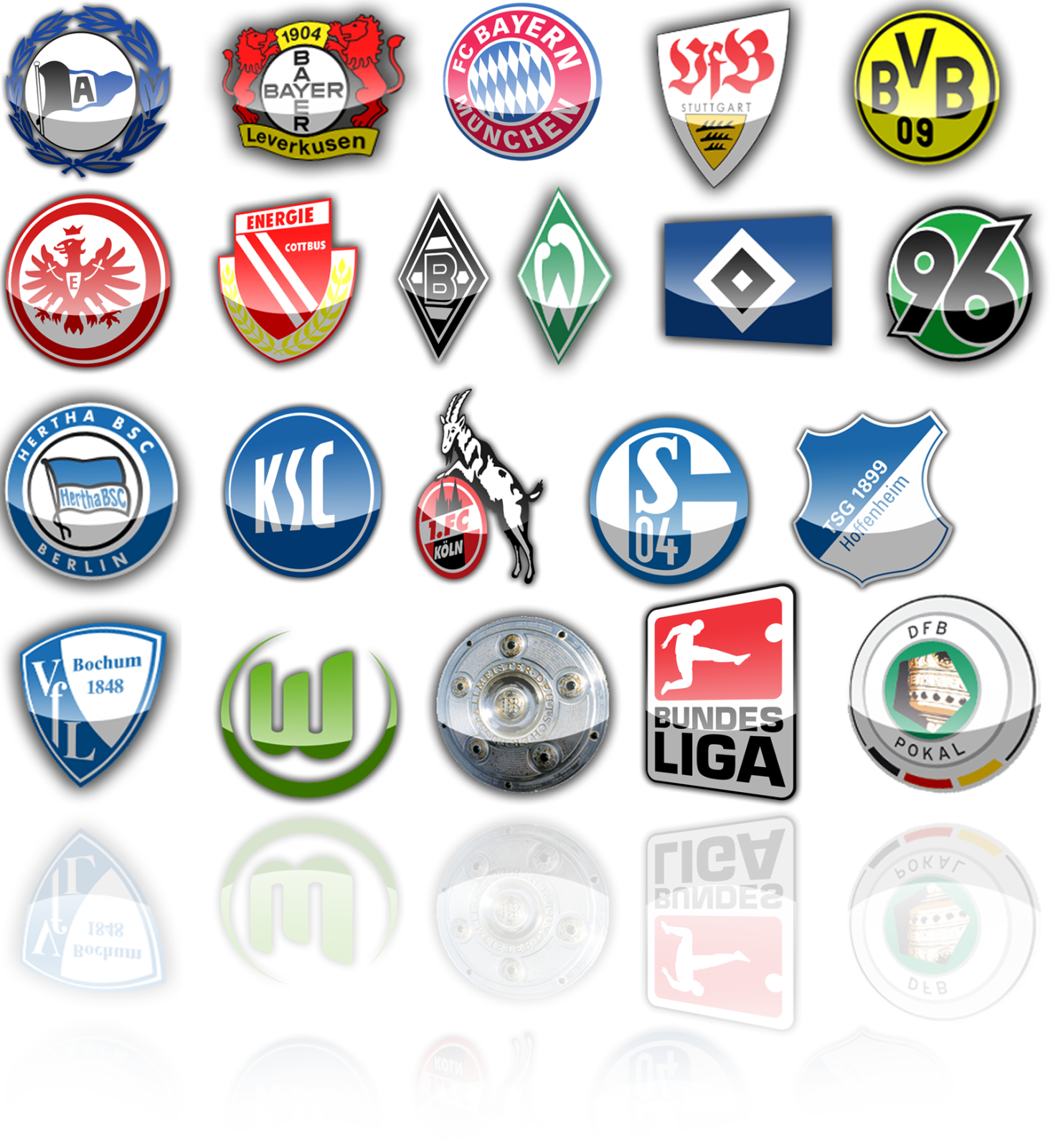 History of All Logos All Bundesliga Logos