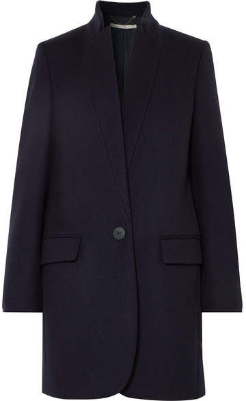 Stella McCartney - Bryce Melton Wool-blend Coat - Midnight blue