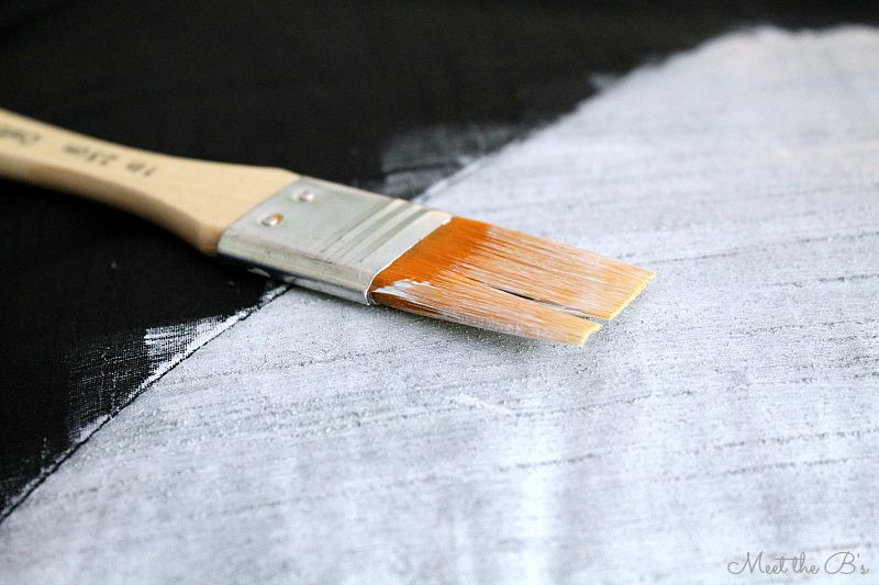 Monthly DIY Challenge How to paint fabric The Inspired Hive