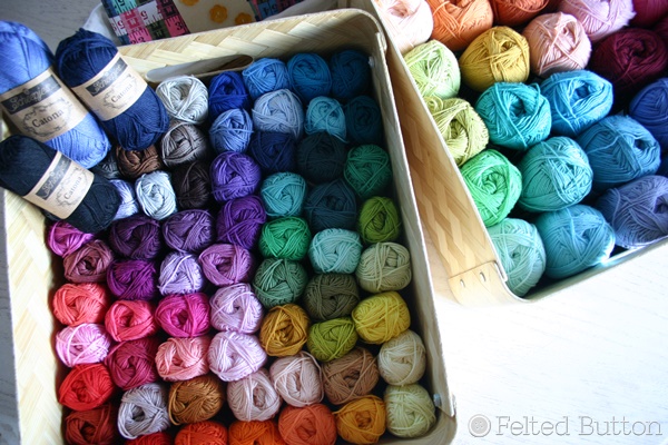 Scheepjes Catona and Cotton 8 yarn