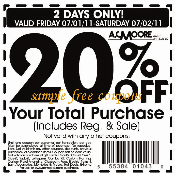 AC Moore Coupons May 2014