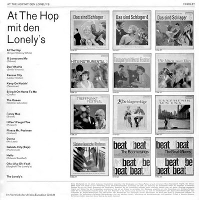 The Lonely's ‎– At The Hop Mit Den Lonely's (1966)