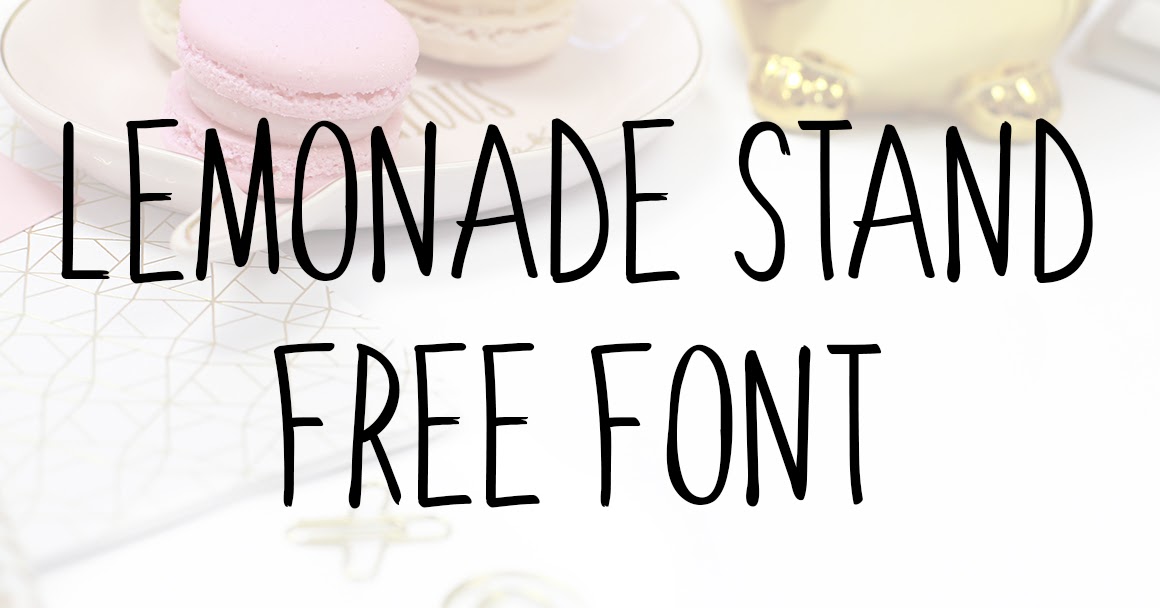DLOLLEYS HELP Lemonade Stand Free Font