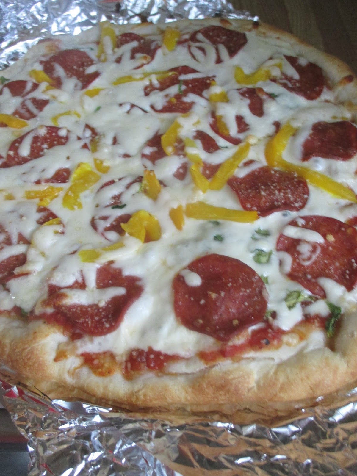 Just my Stuff Homemade Frozen Pizza