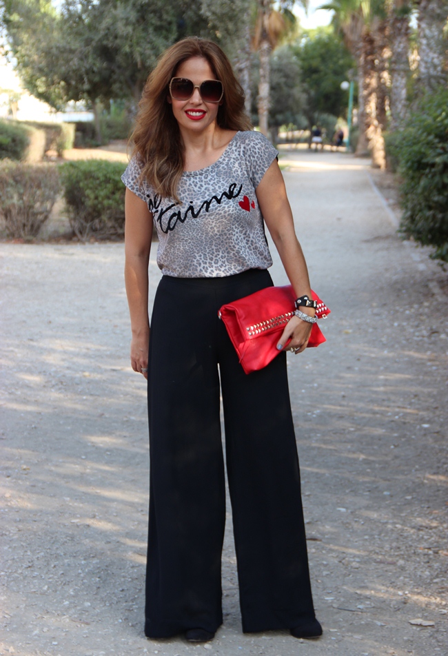 בלוג אופנה Vered'Style מנומר ואדום