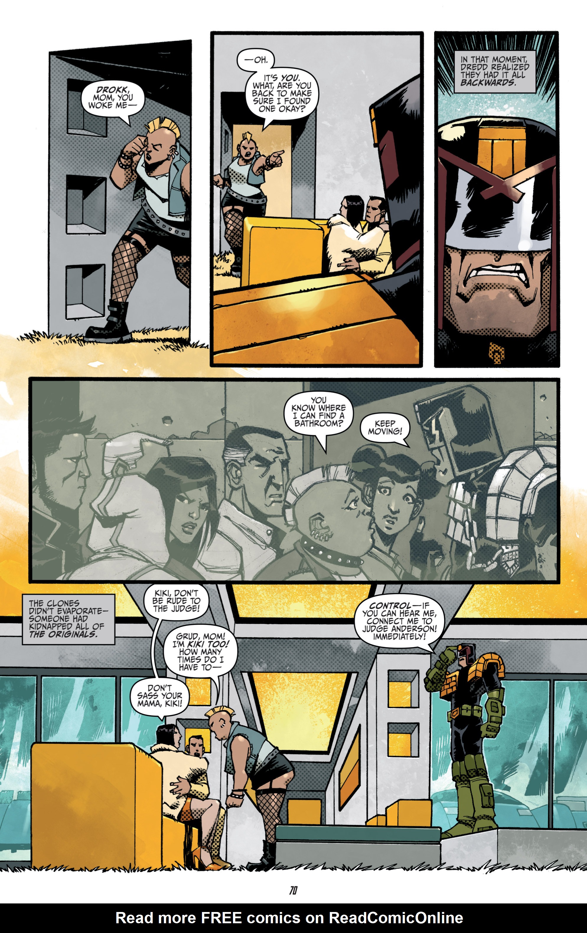 Read online Judge Dredd (2012) comic -  Issue # _TPB 2 - 71