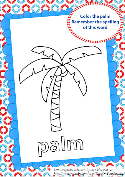 date palm coloring pages - photo #30