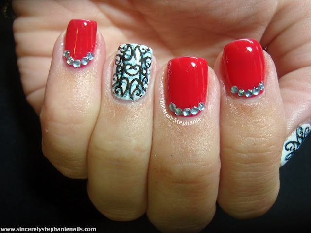 bundle monster double stamping nail art