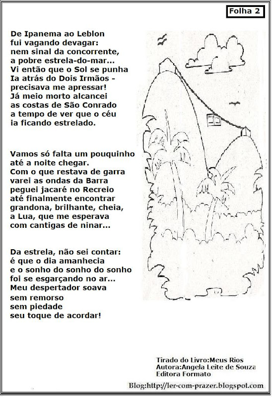 Ler com prazer: Dia 01 de Março - 447 Anos do Rio de Janeiro - Poesias