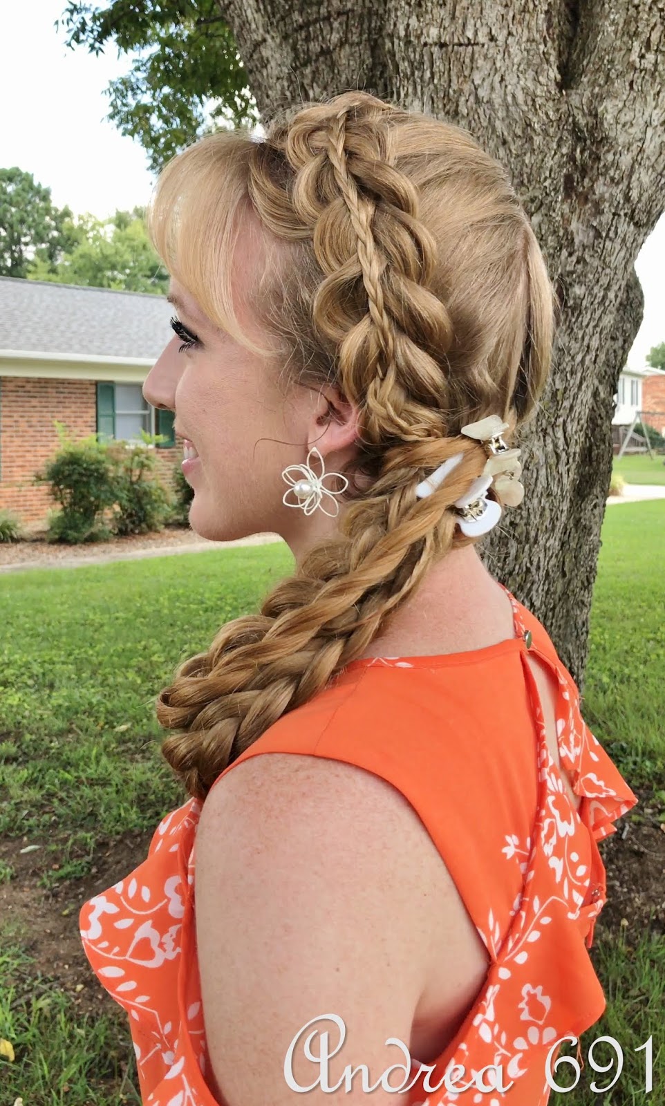 7 strand braid | Braids for long hair, Bridesmaid hair, Hair techniques