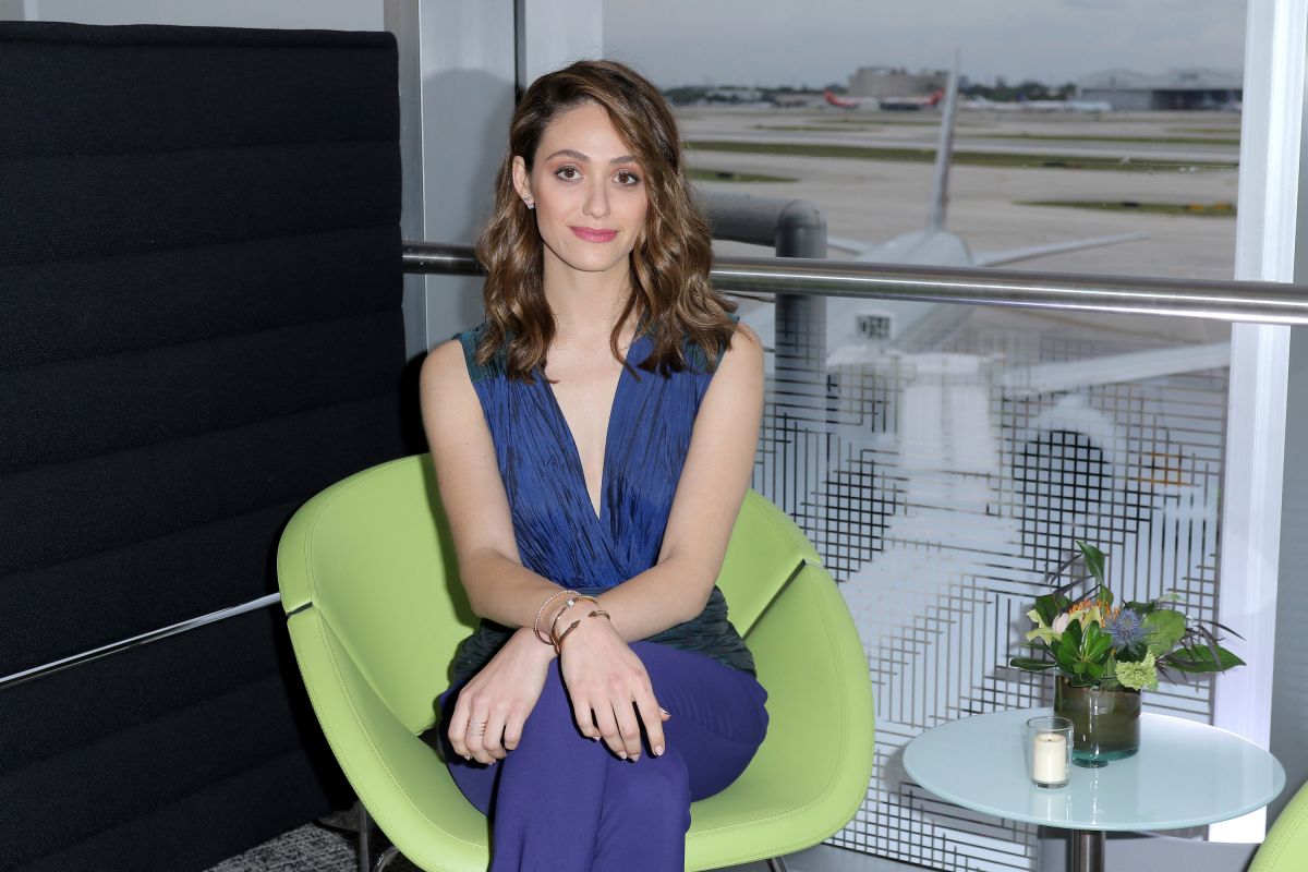 Emmy Rossum || Centurion Lounge Opening at Miami International Airport