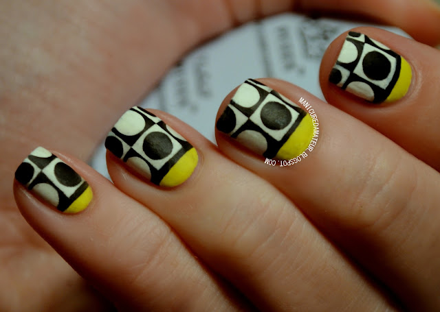 The Manicured Amateur: NOTD: Neon, Black and White Pueen Nail Stamping ...