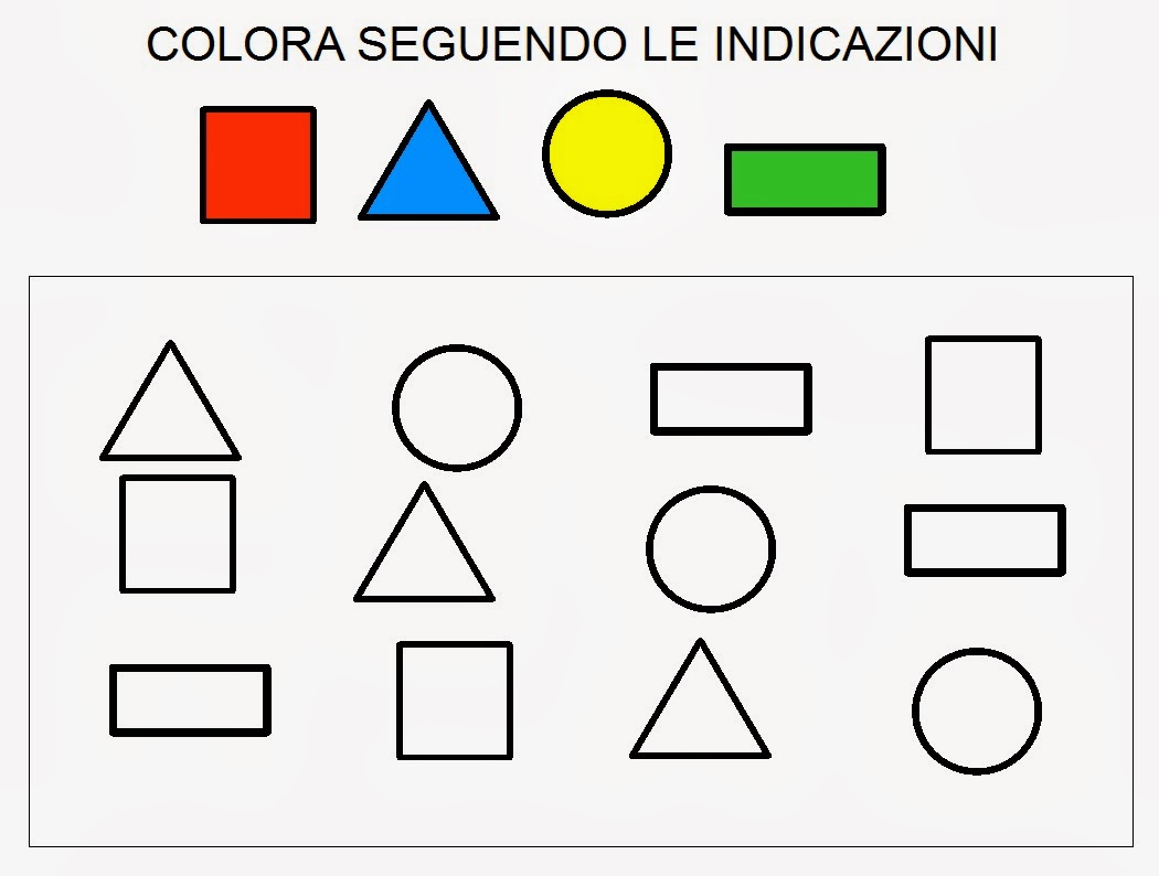 Figure Geometriche Da Colorare