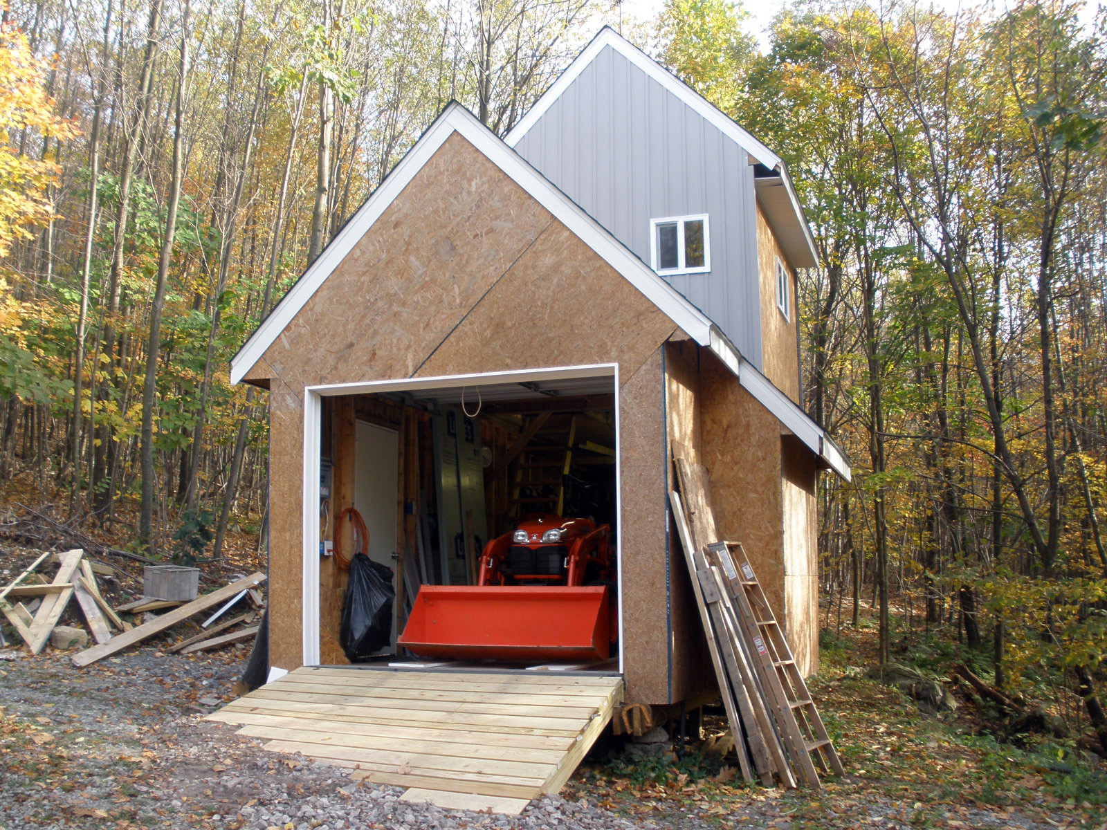 Life is Good ) The tractor at home. )