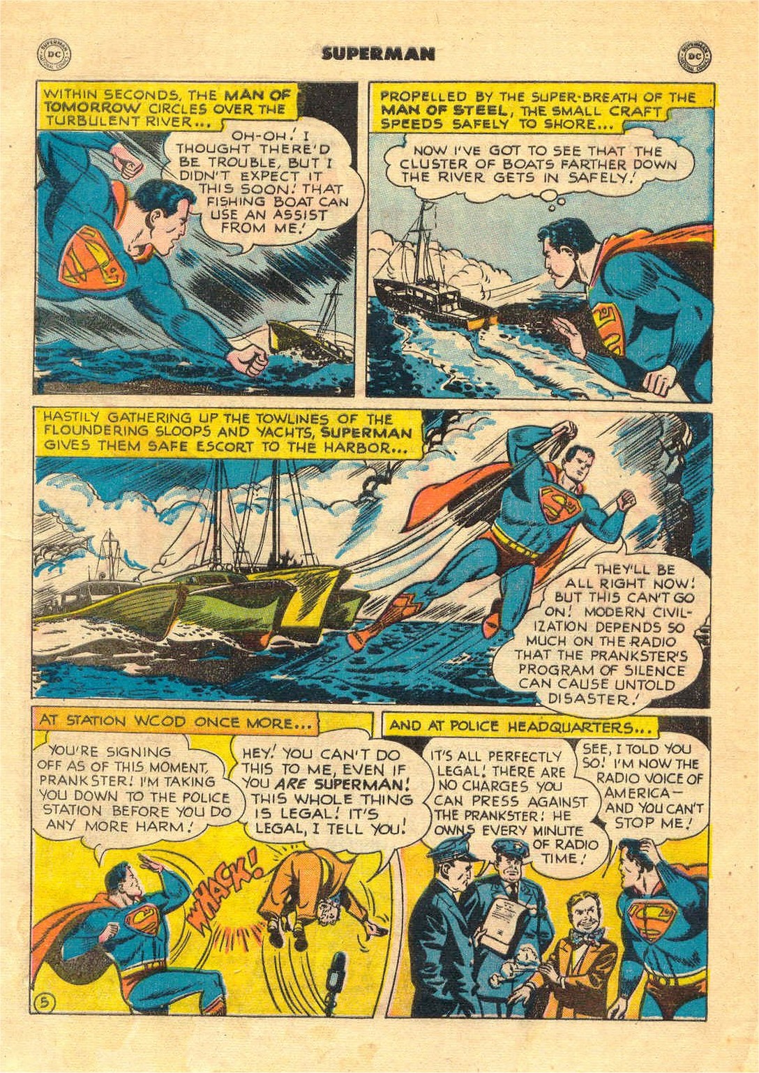 Read online Superman (1939) comic -  Issue #61 - 7