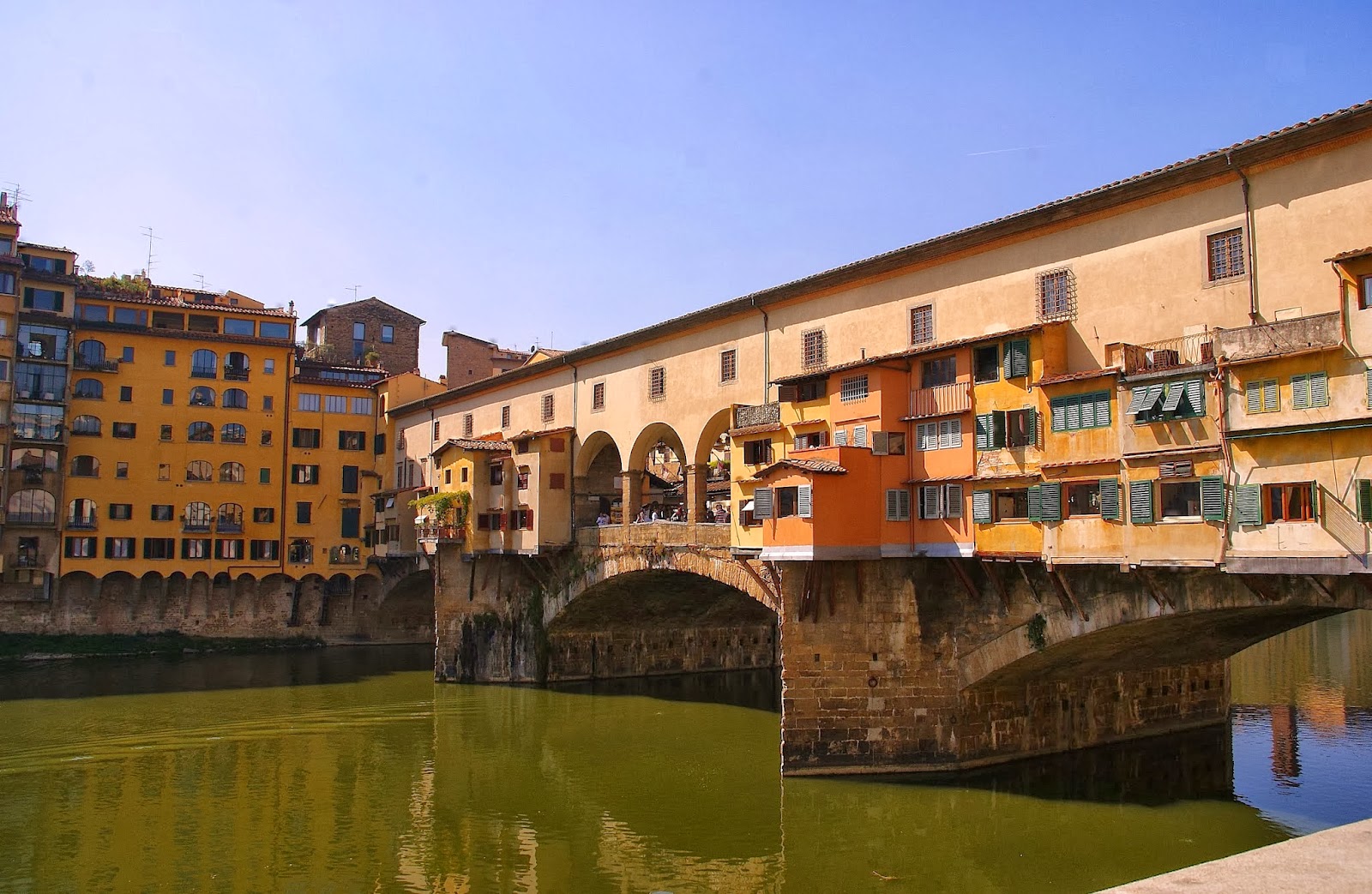 Most Złotników (wł. Ponte Vecchio) , Florencja,Włochy