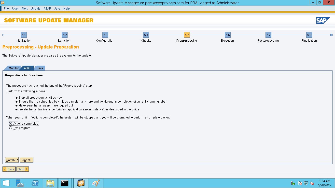 SAP SUM Tool (Software Update Manager) SAP BASIS Support and Training