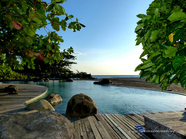 the batis inspired pool of Las Casas Filipinas de Acuzar, Bagac, Bataan