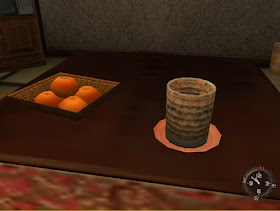 In-game screenshot: kotatsu tabletop