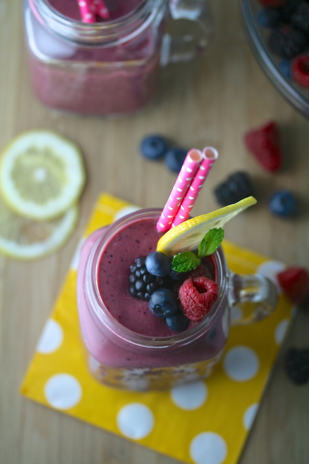 Oregon Transplant Cherry Berry Power Smoothies