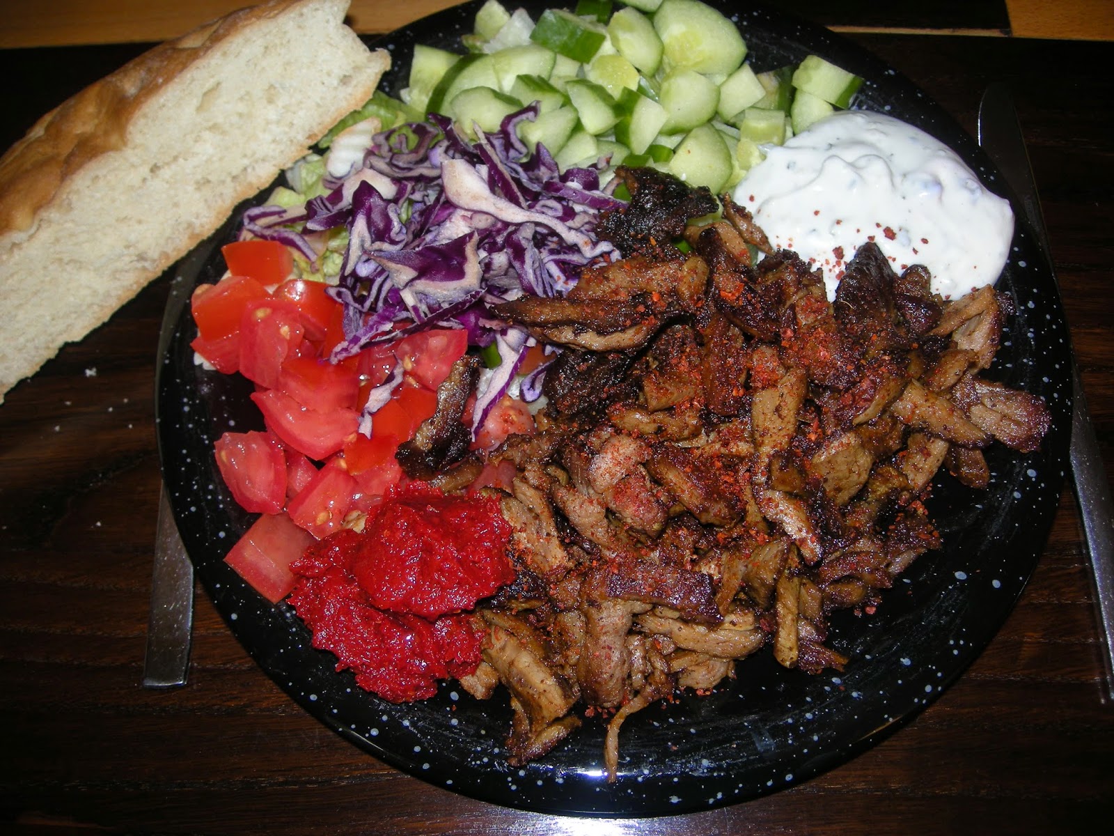 Heiner kocht! Dönerteller komplett...oder Döner mit alles