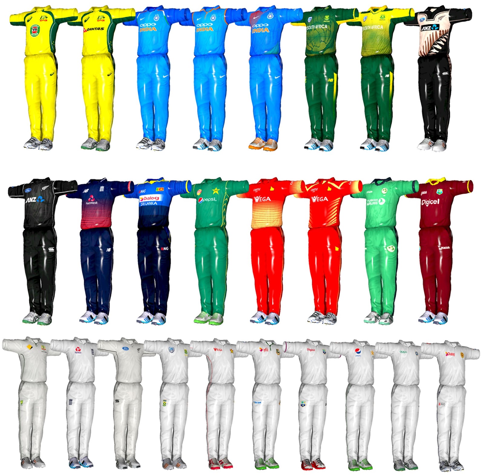 INTERNATIONAL CRICKET 201718 HD KIT PACK