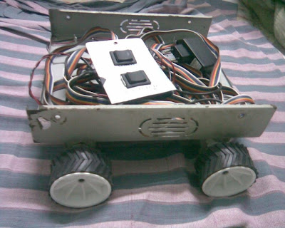 remote controlled robot with control and SMPS