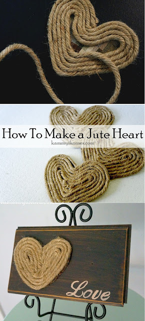 how to make a jute rope heart tutorial