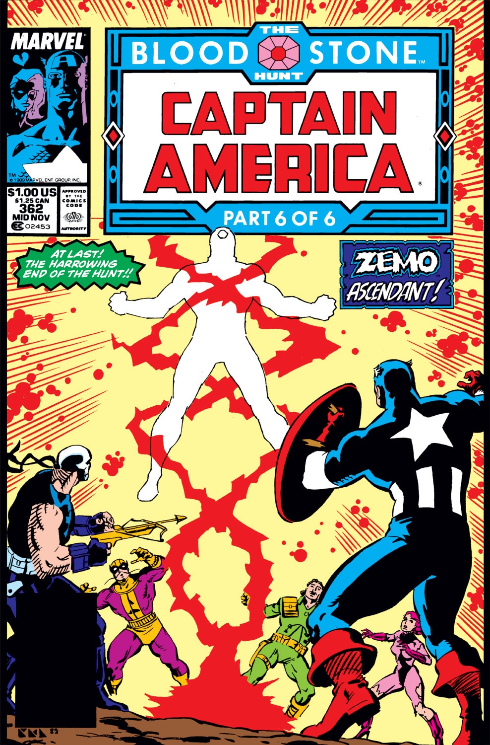 Read online Captain America (1968) comic -  Issue #362 - 1