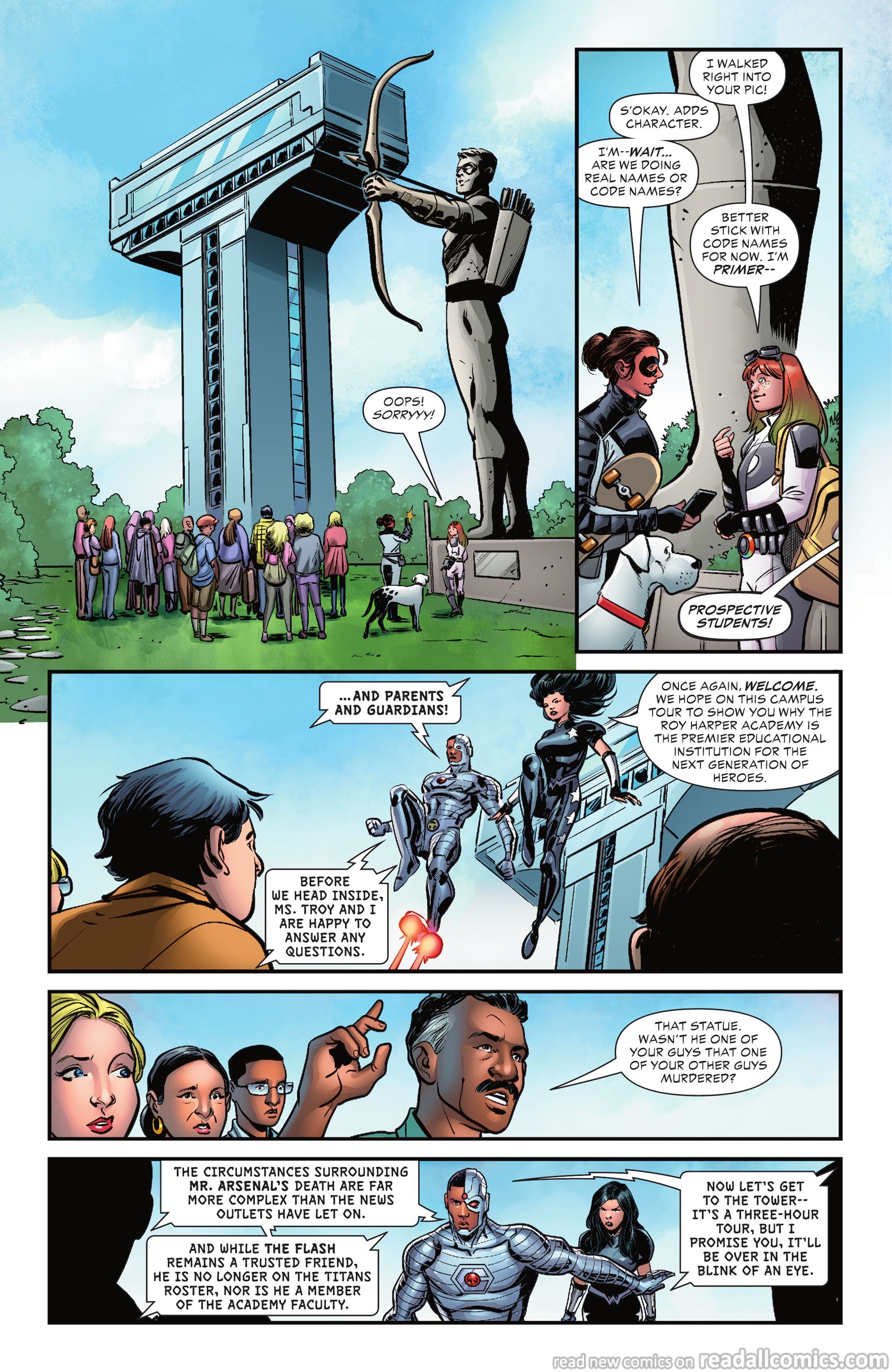 Teen Titans Academy #1 chapter 8 page 3