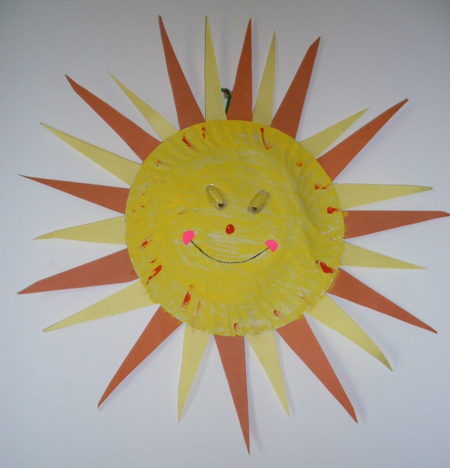 Roohi's Collections Paper Plate Craft Sparkling Sun