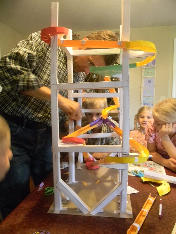 Home Joys: Make Your Own Marble Roller Coaster From Paper