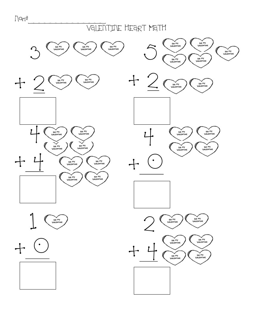 Valentine Math Worksheets 3rd Grade