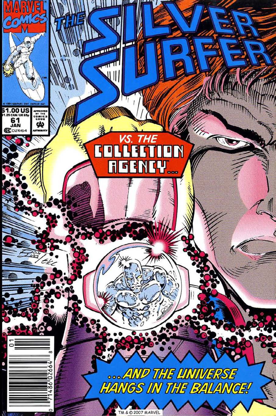 Read online Silver Surfer (1987) comic -  Issue #61 - 1