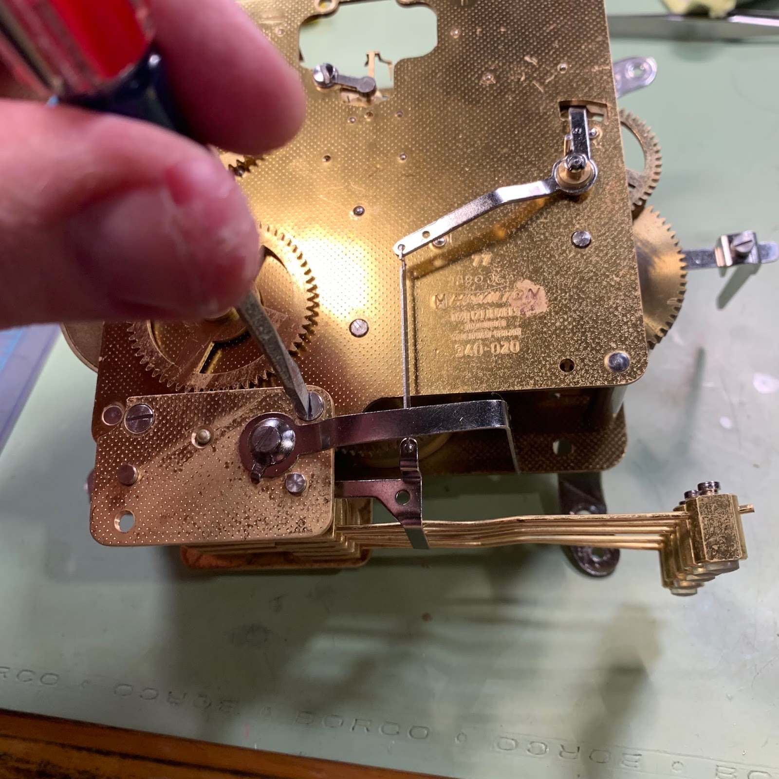 Vintage Hamilton Watch Restoration 1977 Hamilton Mantel Clock