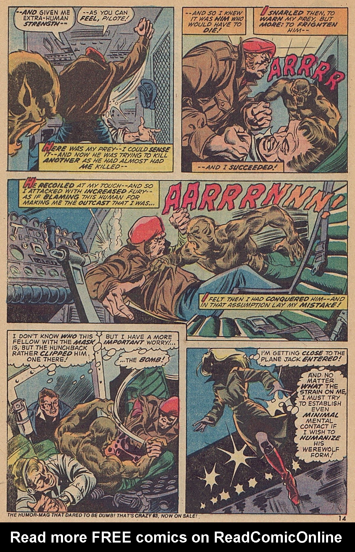 Read online Werewolf by Night (1972) comic -  Issue #16 - 9