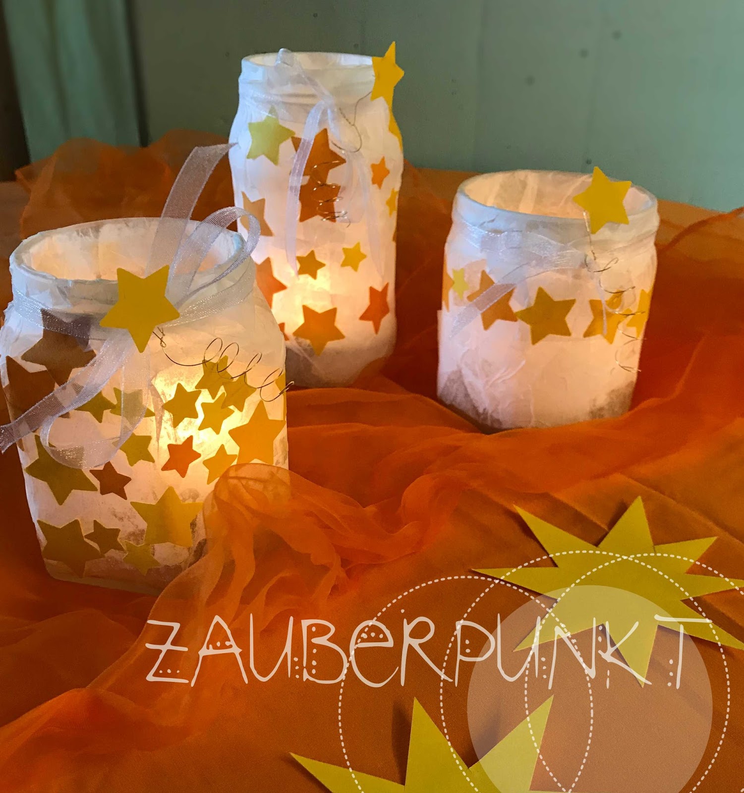 *ZAUBERPUNKT*: Sternenlichterglas (DIY mit Kindern)