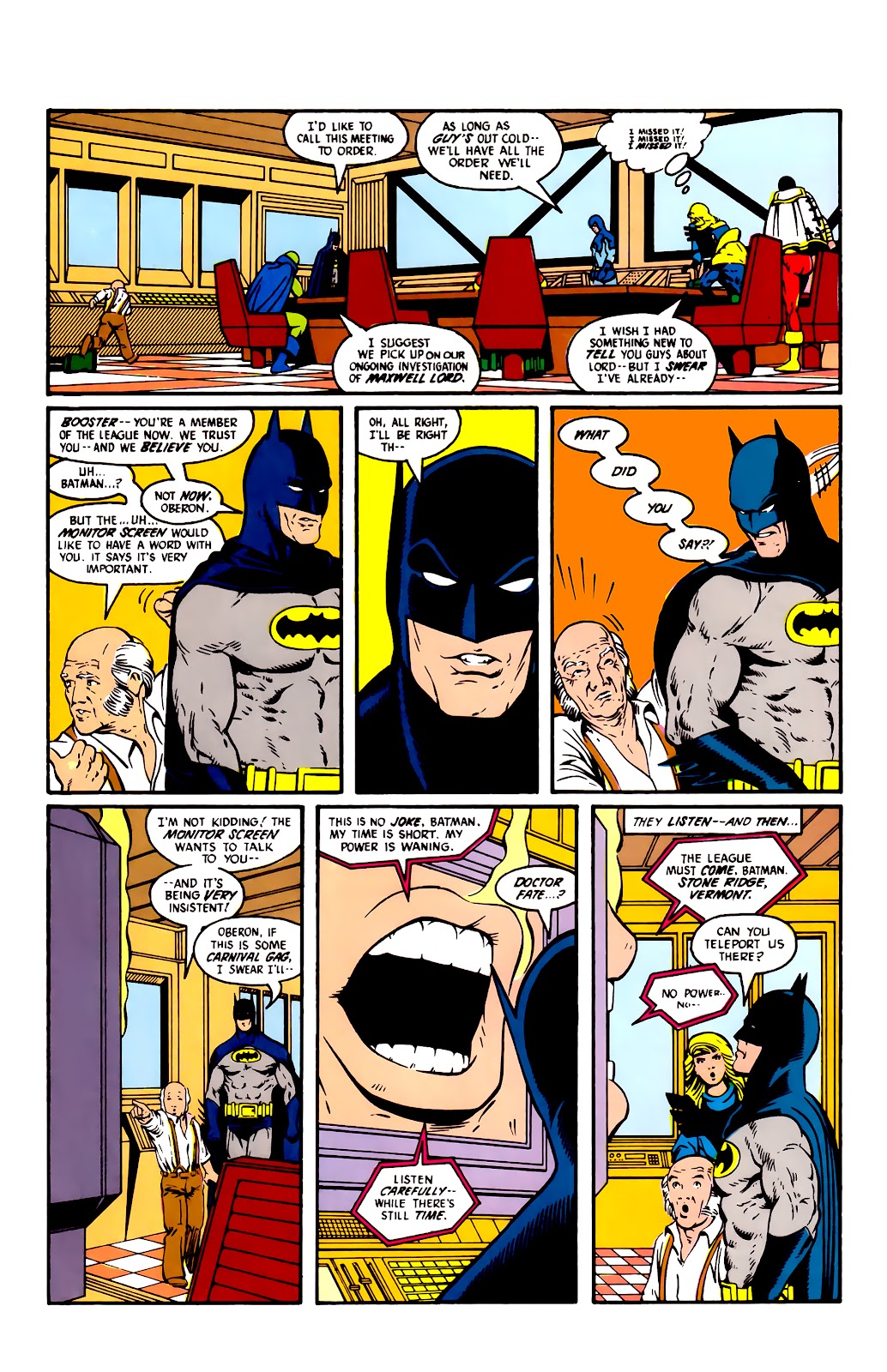 Justice League (1987) issue 5 - Page 16