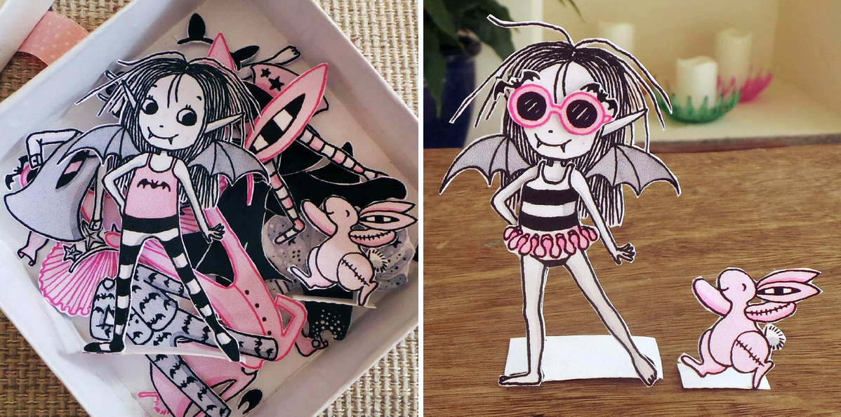 Victoria Stitch: Isadora Moon dress up doll and other things