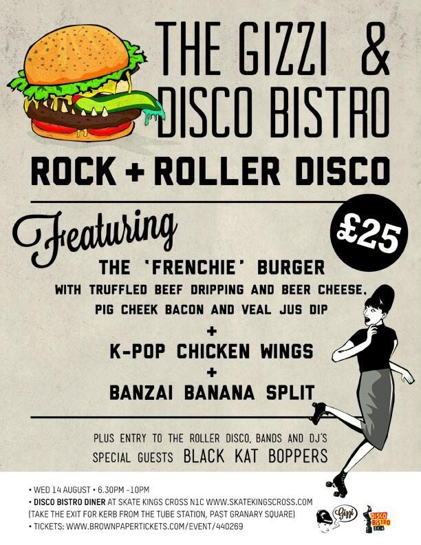 London Popups Gizzi Erskine's One Night Supper Club at Disco Bistro