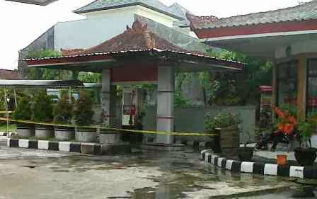 Percikan Api Vario Bakar SPBU di Denpasar