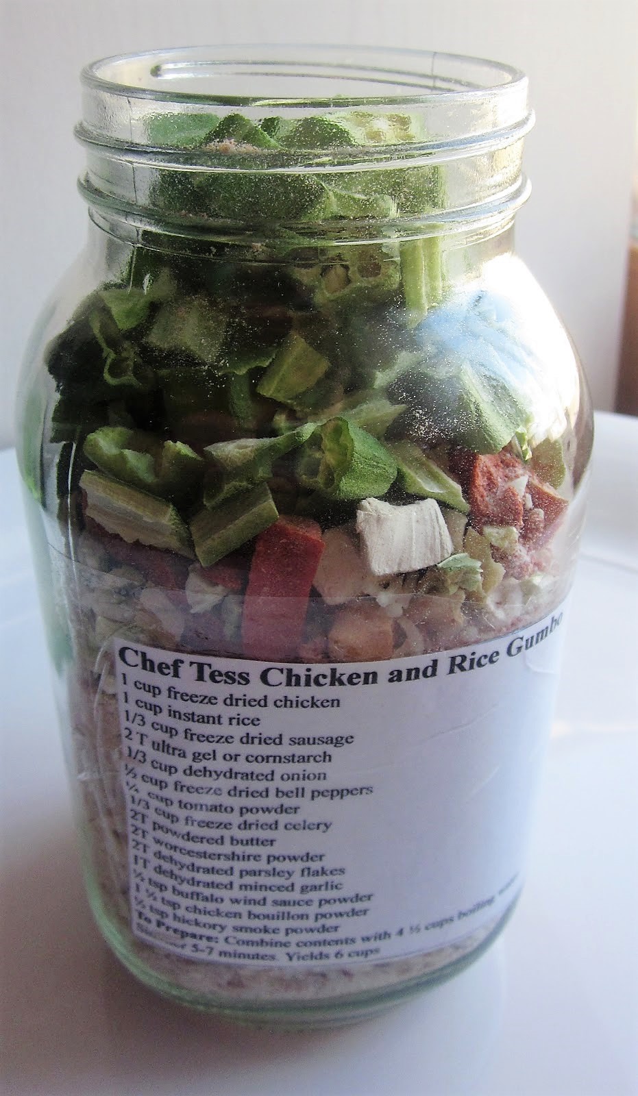 Chef Tess Bakeresse Southern Christmas Chicken and Rice Gumbo Meal in