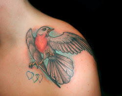 robin tattoo bird