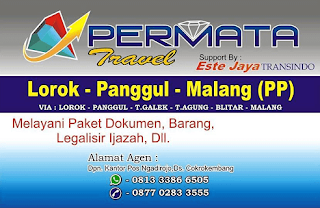 Permata Travel Lorok - Panggul - Malang (PP)