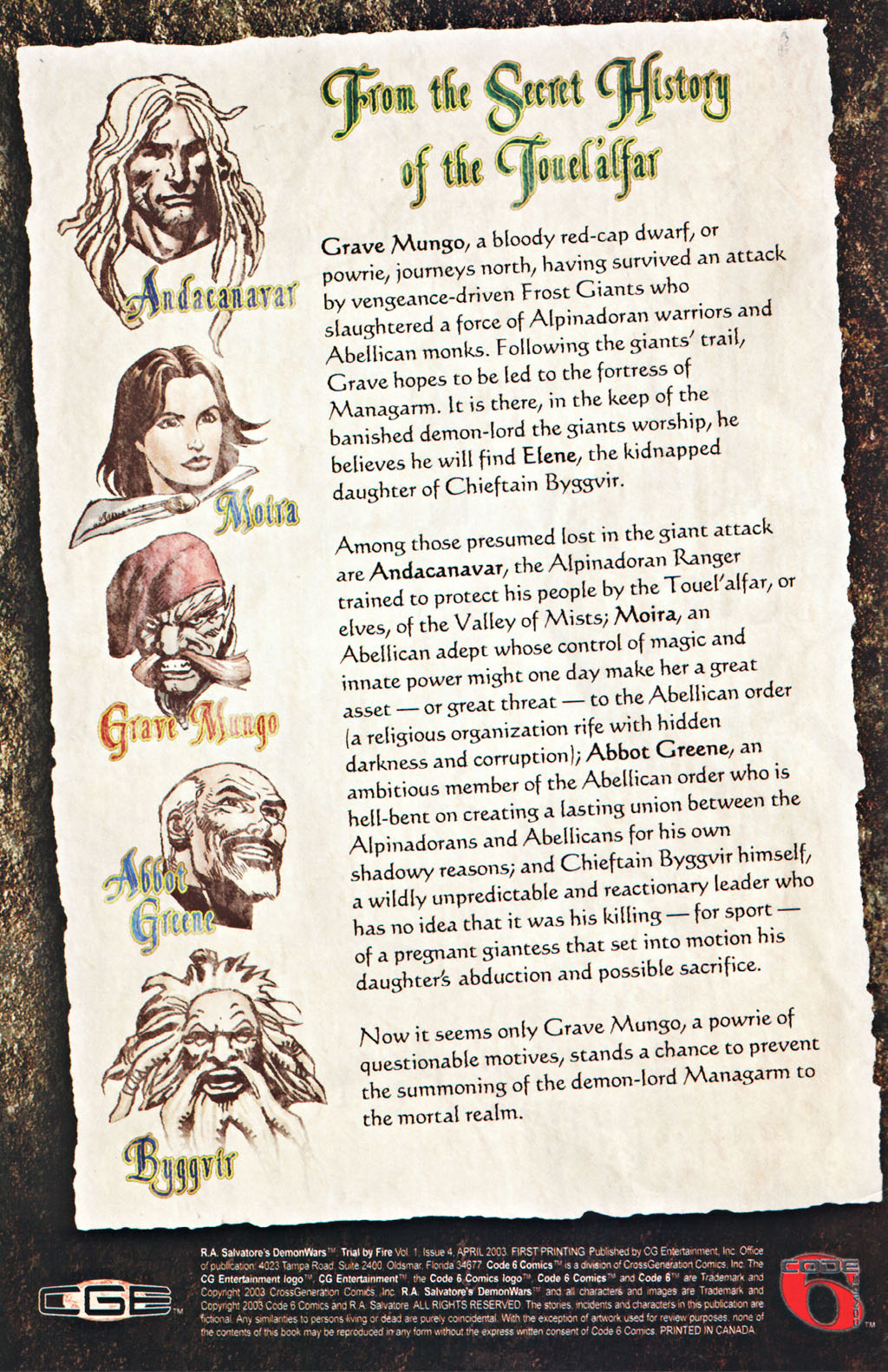 Read online R.A. Salvatore's DemonWars: Trial By Fire comic -  Issue #4 - 2