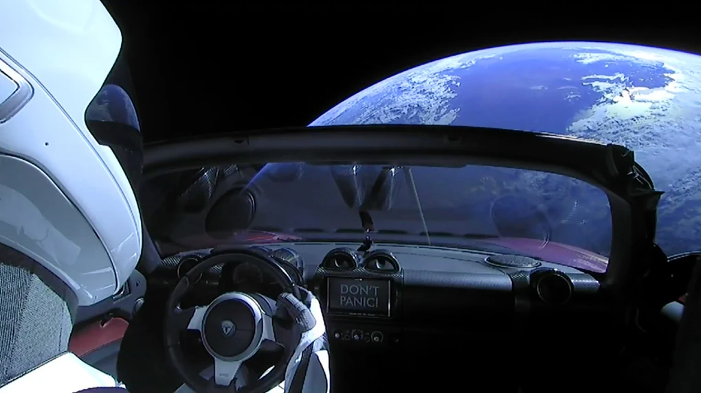 Ilon Mask sent his car into space